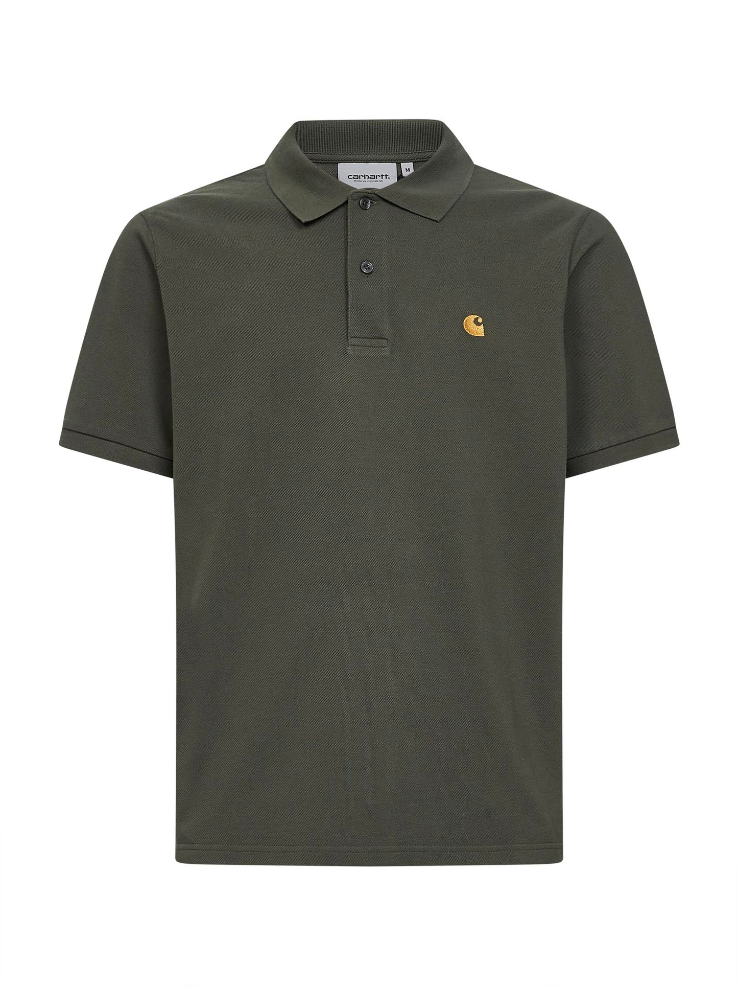 Leaf green S/S Chase Pique Polo polo shirt<BR/>