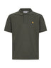 Leaf green S/S Chase Pique Polo polo shirt<BR/>