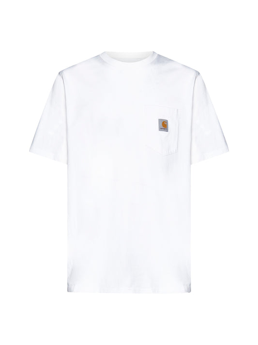 T-shirt in cotone con taschino