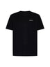 Black S/S Script Embroidery T-shirt