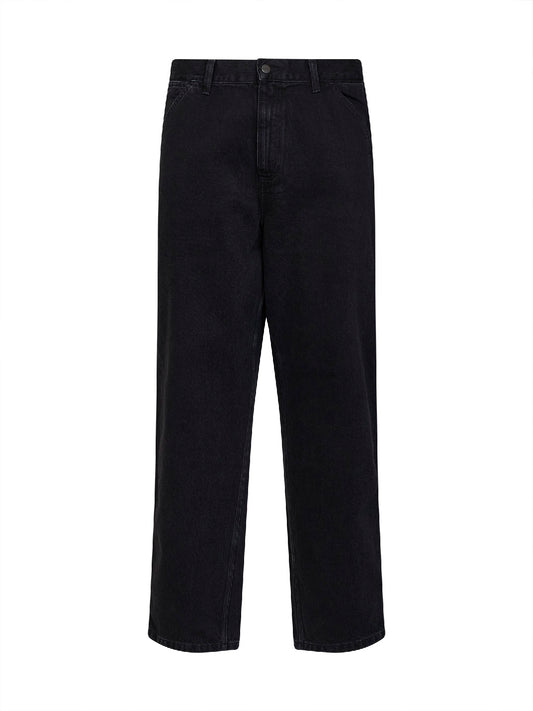 Black denim Single Knee jeans
