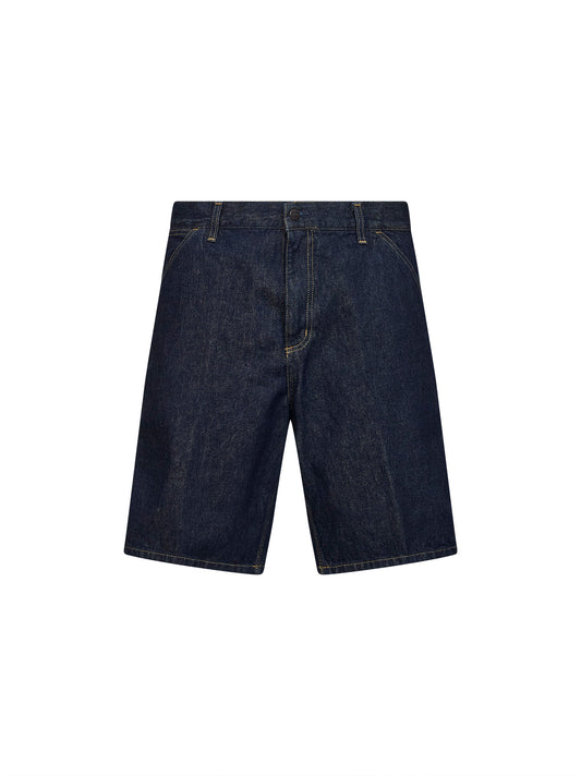 Blue denim Single Knee shorts