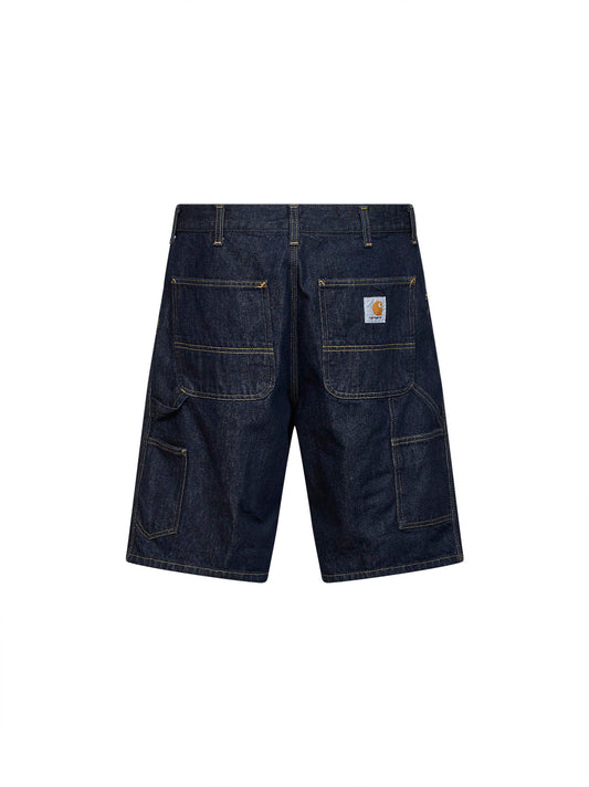 Blue denim Single Knee shorts