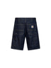 Blue denim Single Knee shorts