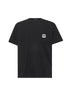 Black cotton S/S Pocket Heart T-shirt