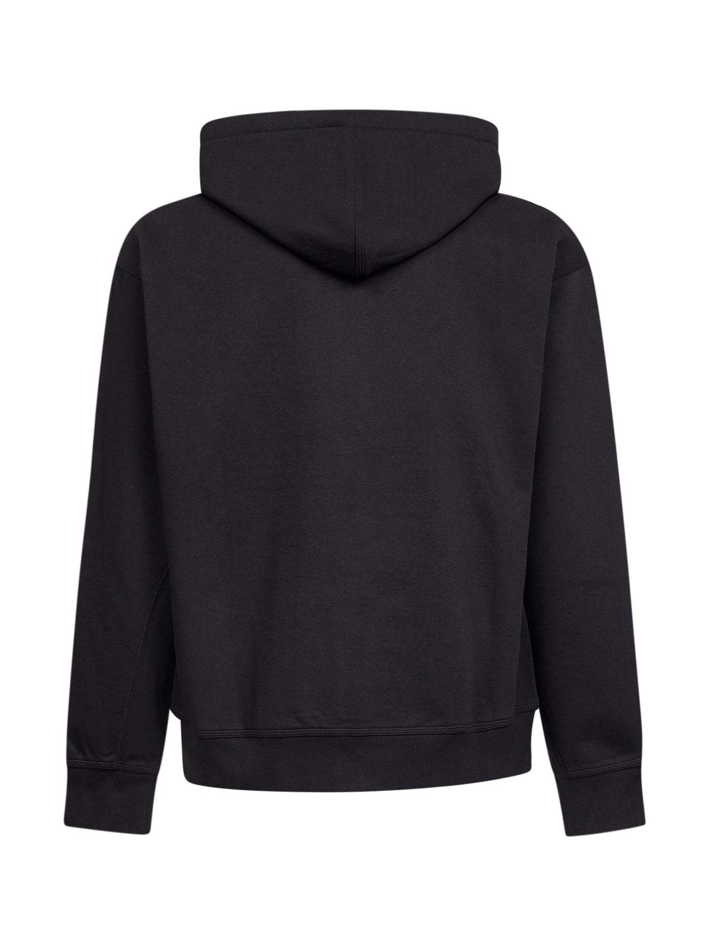 Black Hooded American Script Jacket zip-up hoodie