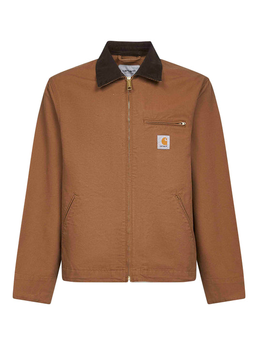 Giacca Detroit in cotone marrone