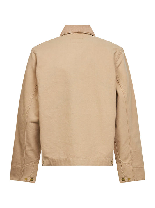 Dusty brown canvas Detroit Jacket