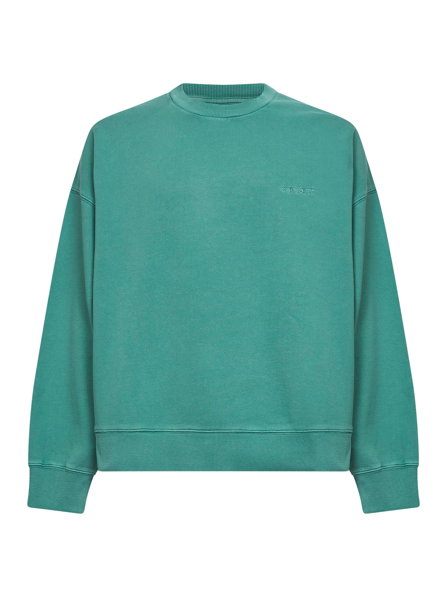 Felpa girocollo Benton verde<BR/>