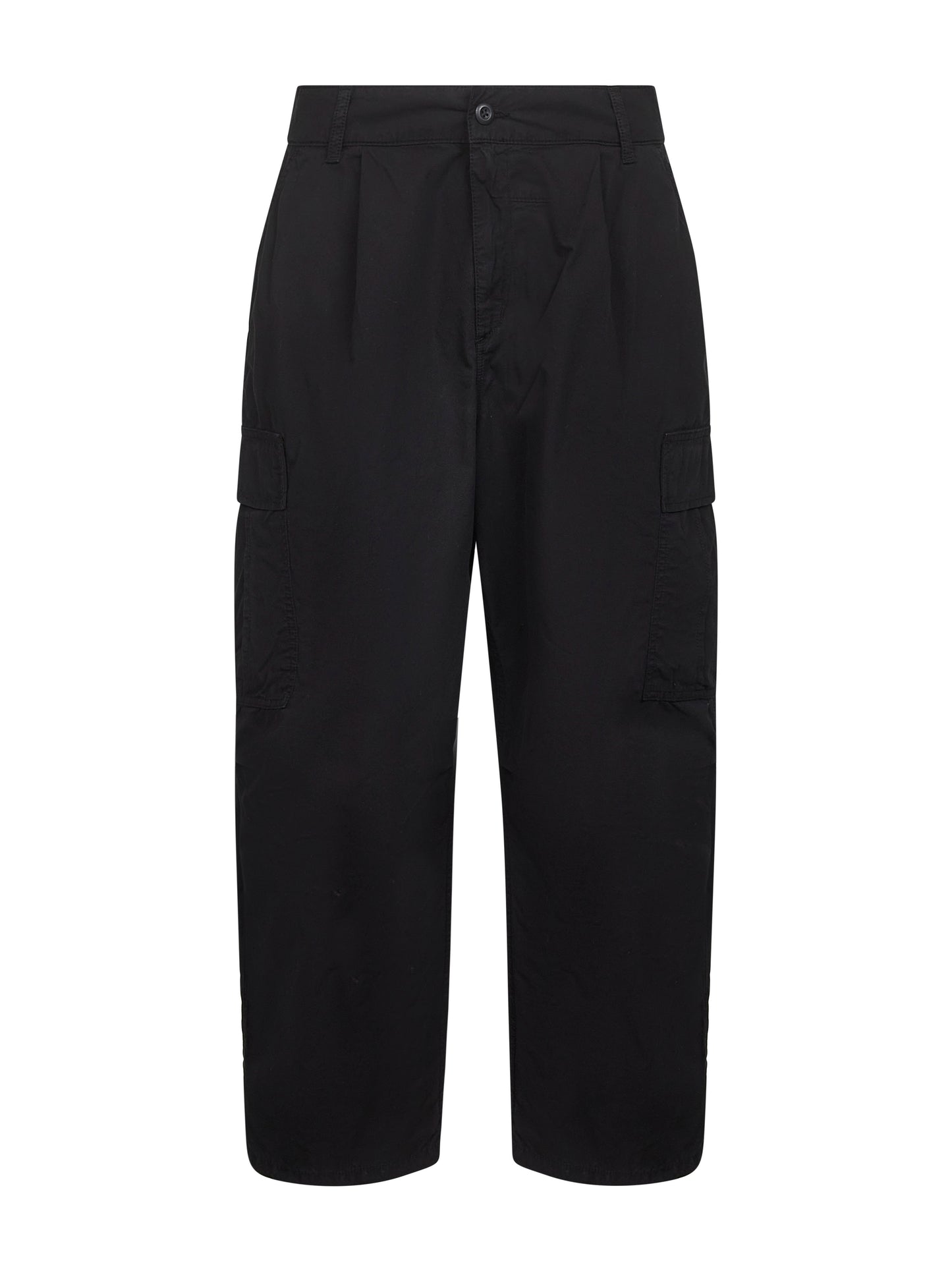 Pantaloni Cole Cargo in popeline nero