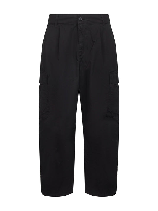 Pantaloni Cole Cargo in popeline nero
