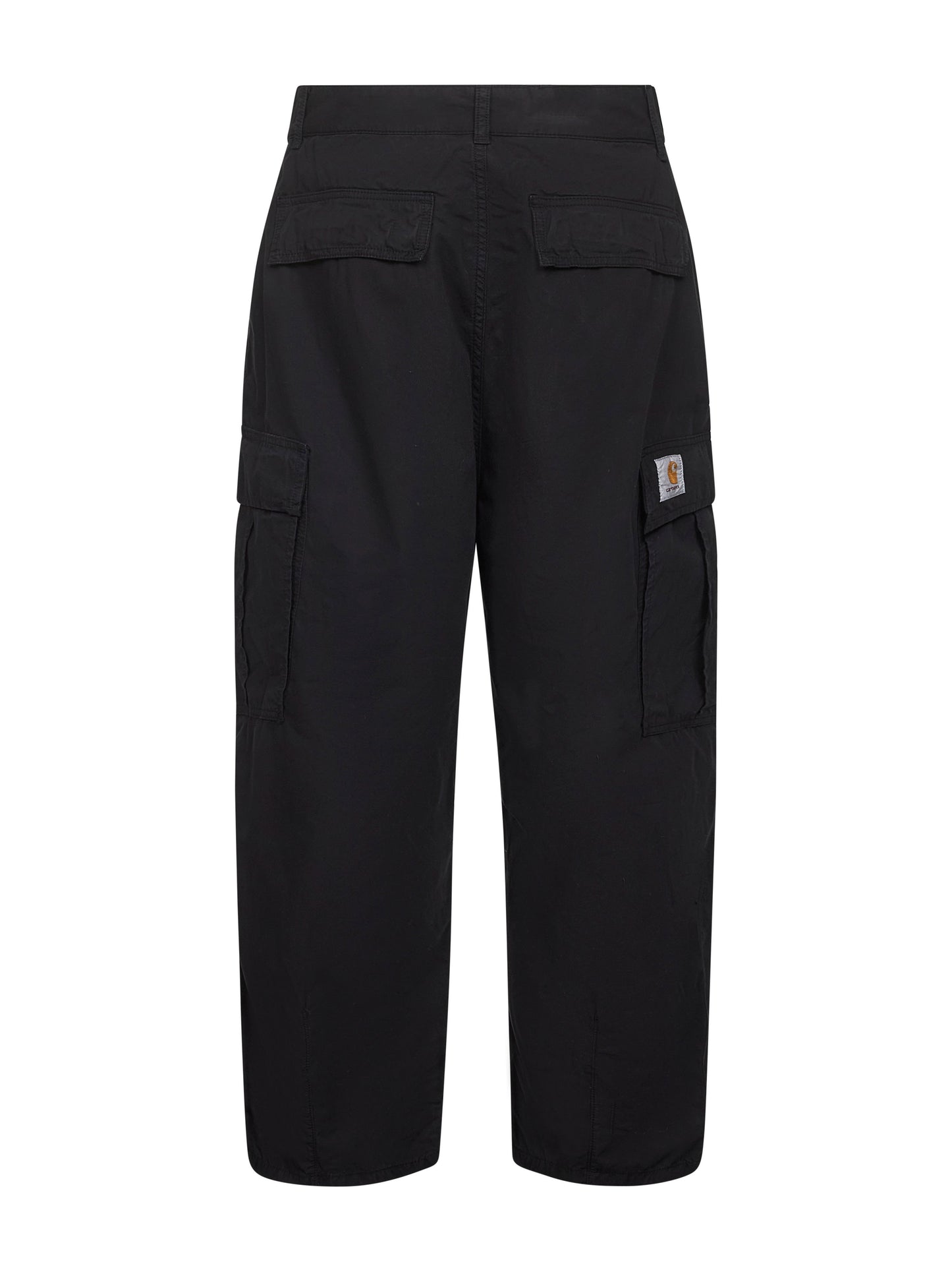 Pantaloni Cole Cargo in popeline nero