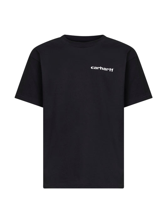 Black S/S Archive Script T-shirt