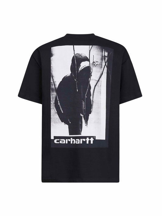 Black S/S Archive Script T-shirt