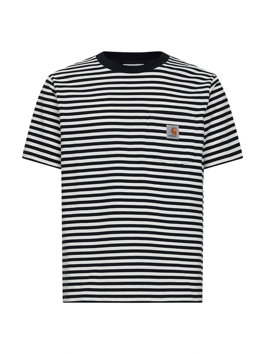 Striped S/S Ezra Pocket T-Shirt