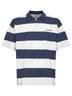 Polo a righe S/S Delray Polo blu e bianca