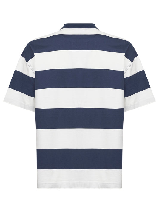 Polo a righe S/S Delray Polo blu e bianca