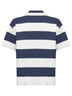 Polo a righe S/S Delray Polo blu e bianca