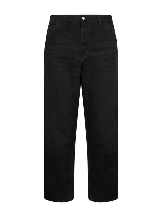Black denim Single Knee jeans