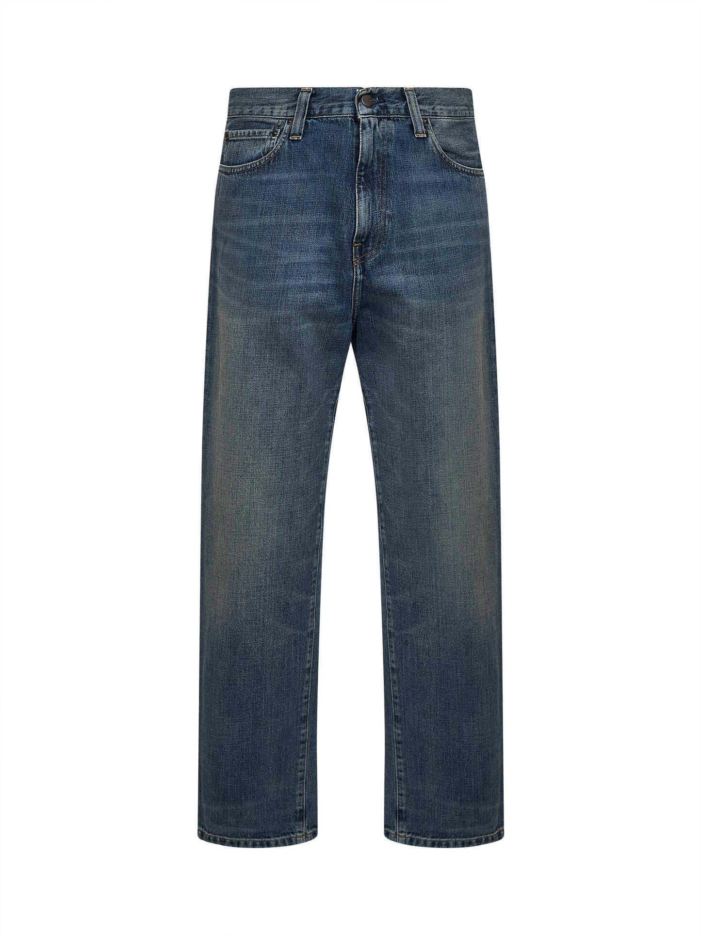Blue Aaron five-pocket jeans