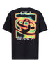 Black Heat Map Logo T-shirt