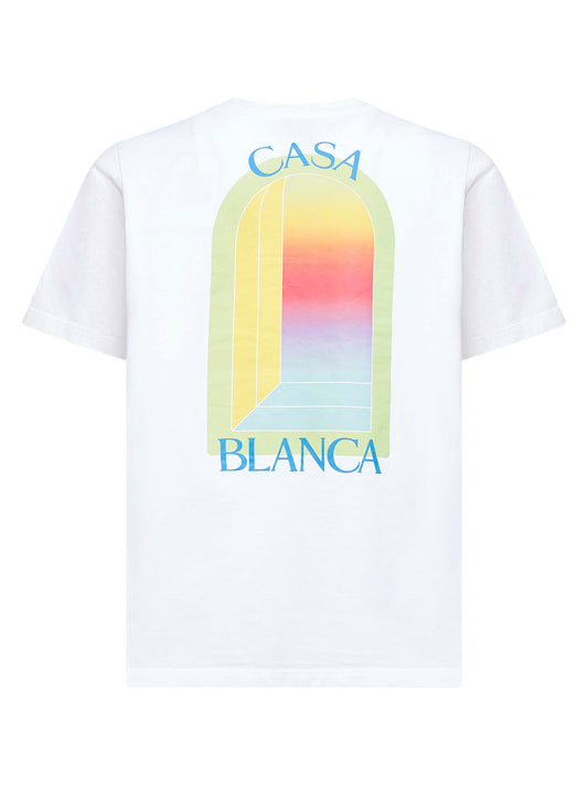 T-shirt L'Arche in cotone organico bianco