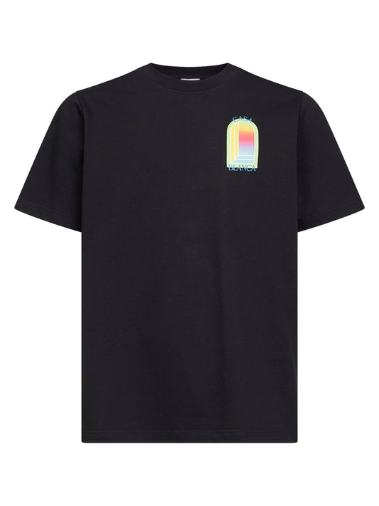 T-shirt L'Arche in cotone organico nero