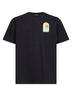 T-shirt L'Arche in cotone organico nero