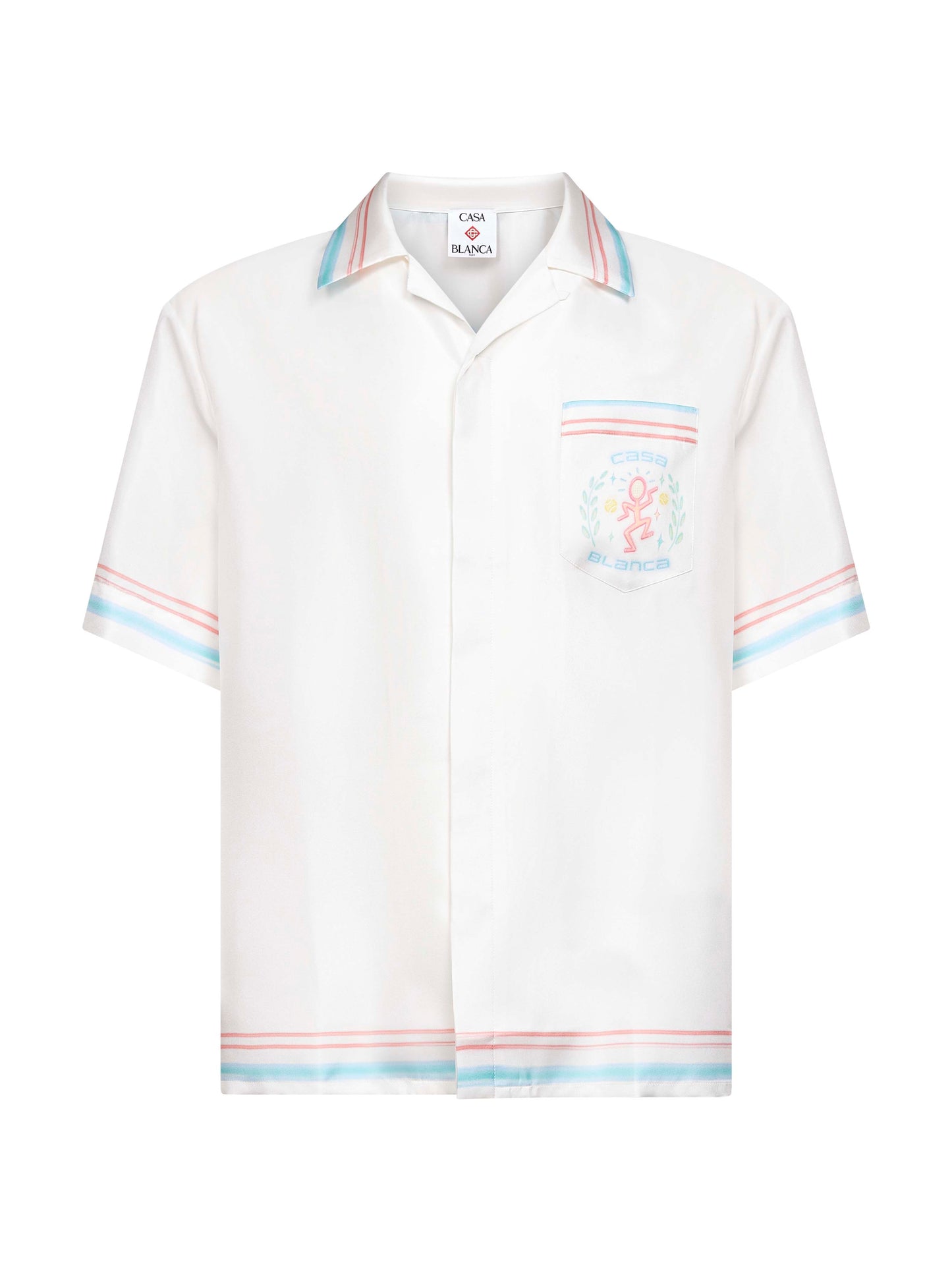 Camicia Dance Joy in twill di seta bianco