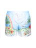 Shorts da mare Aloha in tessuto tecnico stampato