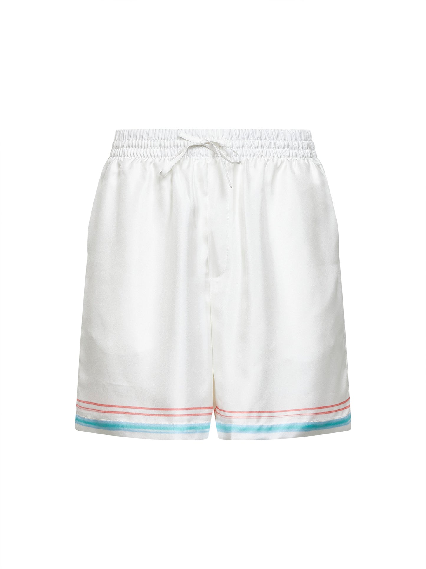 Shorts Dance Joy in twill di seta bianco