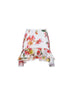Minigonna Lush in cotone stampa floreale bianco