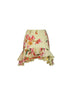 Minigonna Lush in cotone stampa floreale giallo