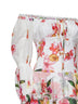 White floral-print cotton Azurea off-the-shoulder mini dress