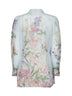 Blusa Aster in misto cotone stampato azzurro