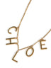 Gold Chloé Letters necklace