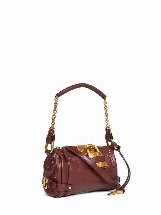 Borsa con catena Paddington piccola marrone