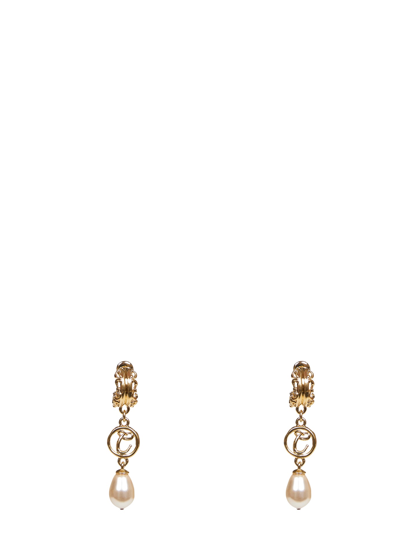 Orecchini pendenti Chloé Classy in ottone oro