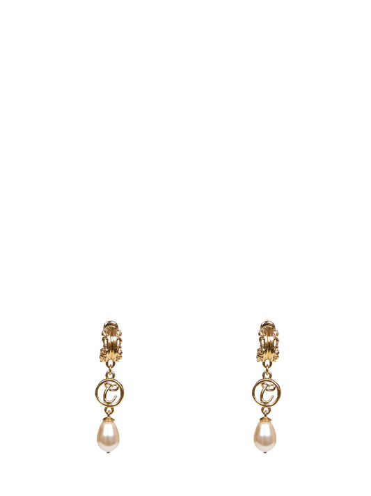 Orecchini pendenti Chloé Classy in ottone oro