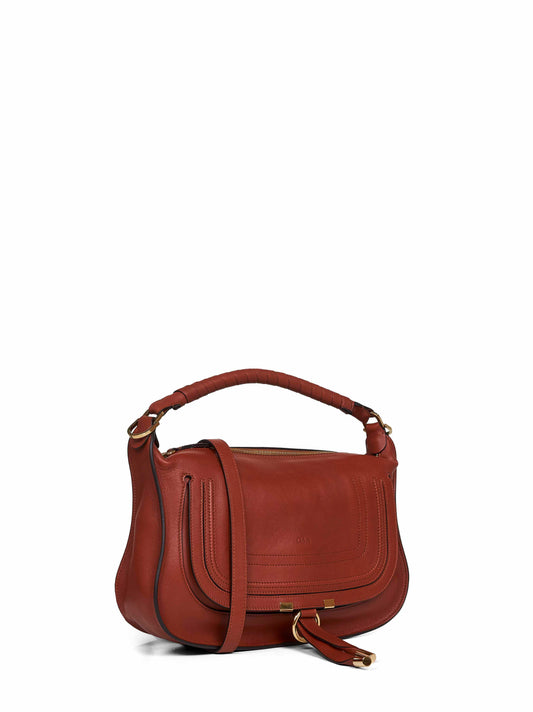 Clay brown Marcie small shoulder bag