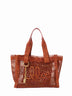 Clay brown Summer Banana east-west tote bag