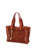 Clay brown Summer Banana east-west tote bag