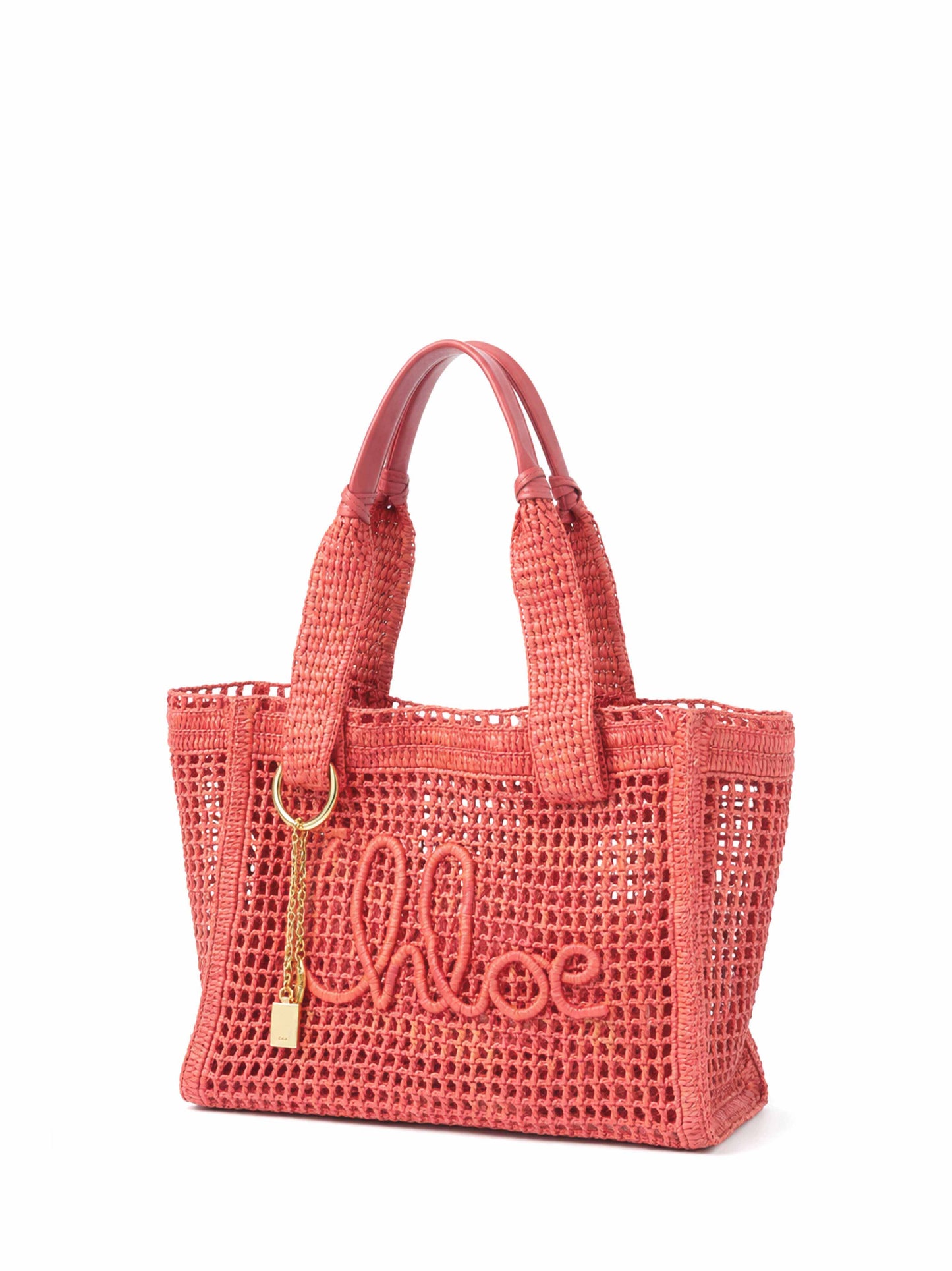 Tote bag East-West Summer Banana corallo