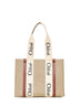 Woody linen tote bag Chloè
