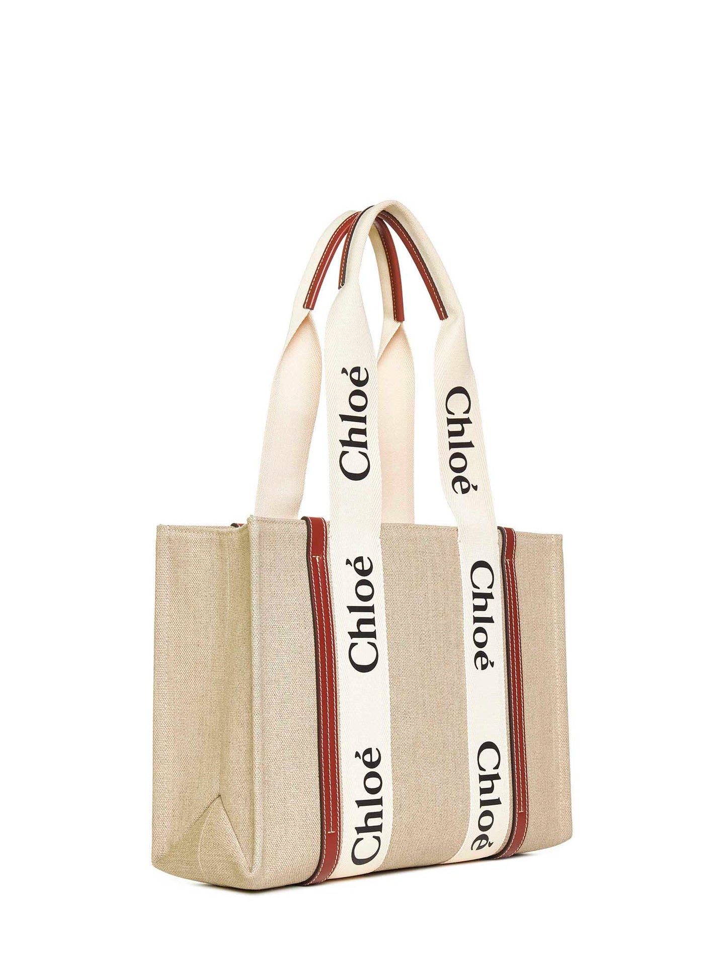 Woody linen tote bag Chloè