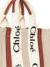 Small Woody Tote Bag in Linen
