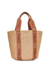 Borsa cesto grande Woody beige