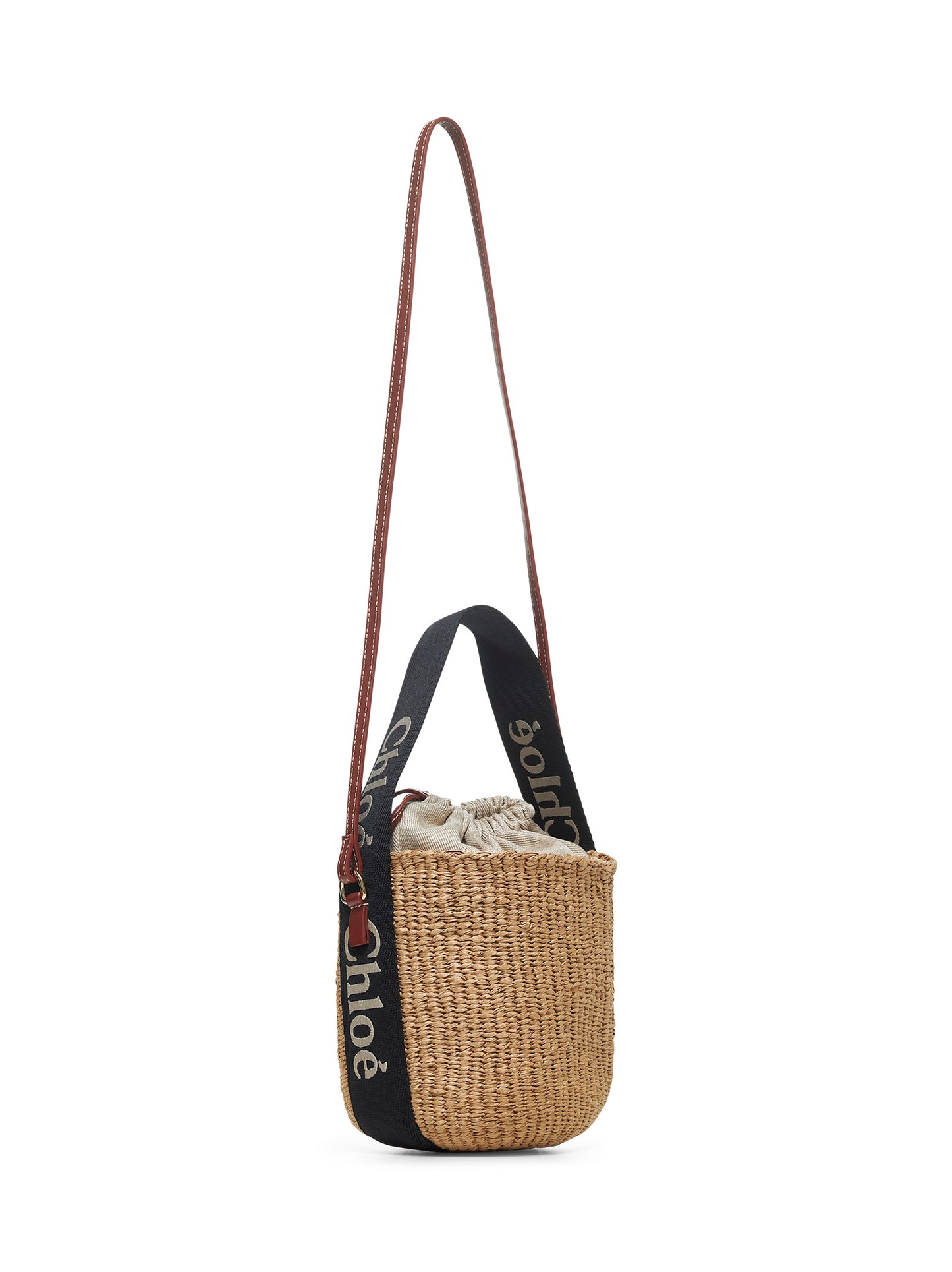 Tote bag piccola Woody beige