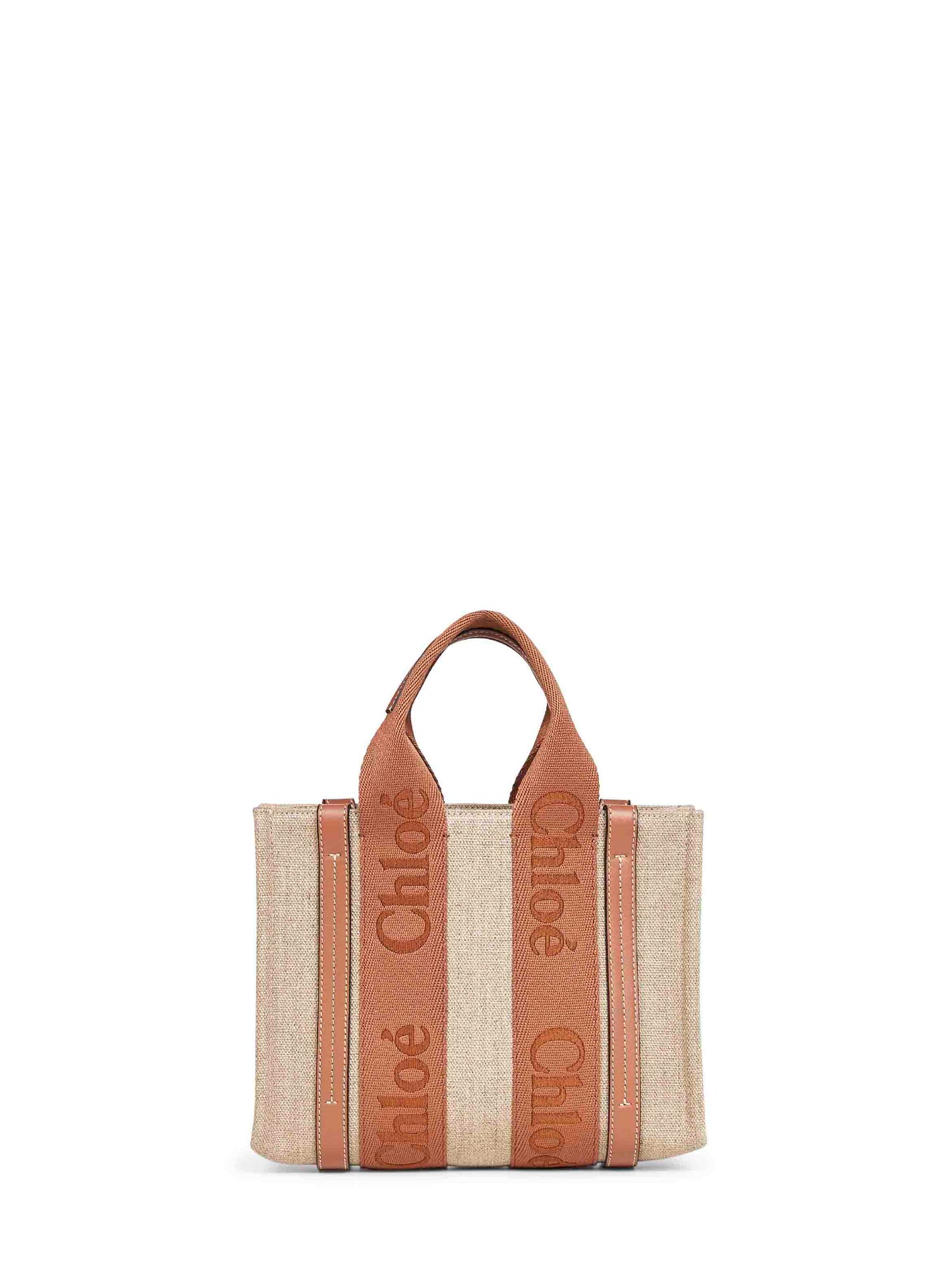 Dusty tan Woody small tote bag