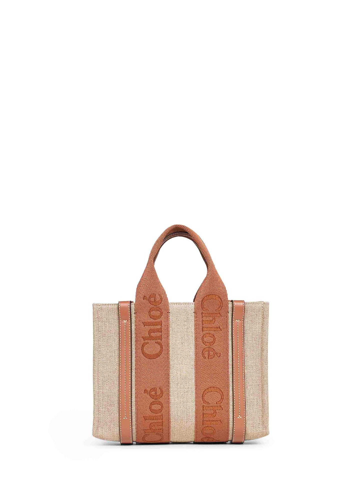 Dusty tan Woody small tote bag